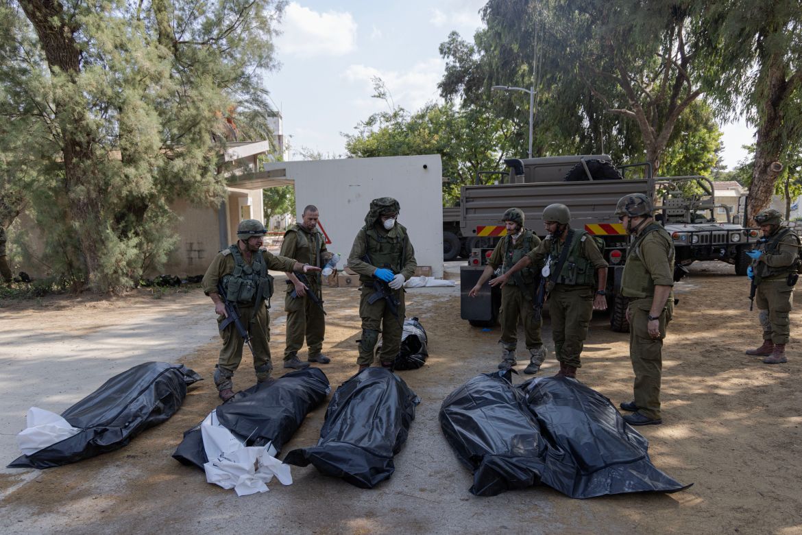 ‘Smell of death is everywhere’: Inside Israeli kibbutz attacked by Hamas